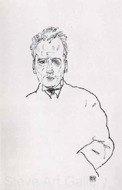 Egon Schiele Portrait of anton webern Spain oil painting art